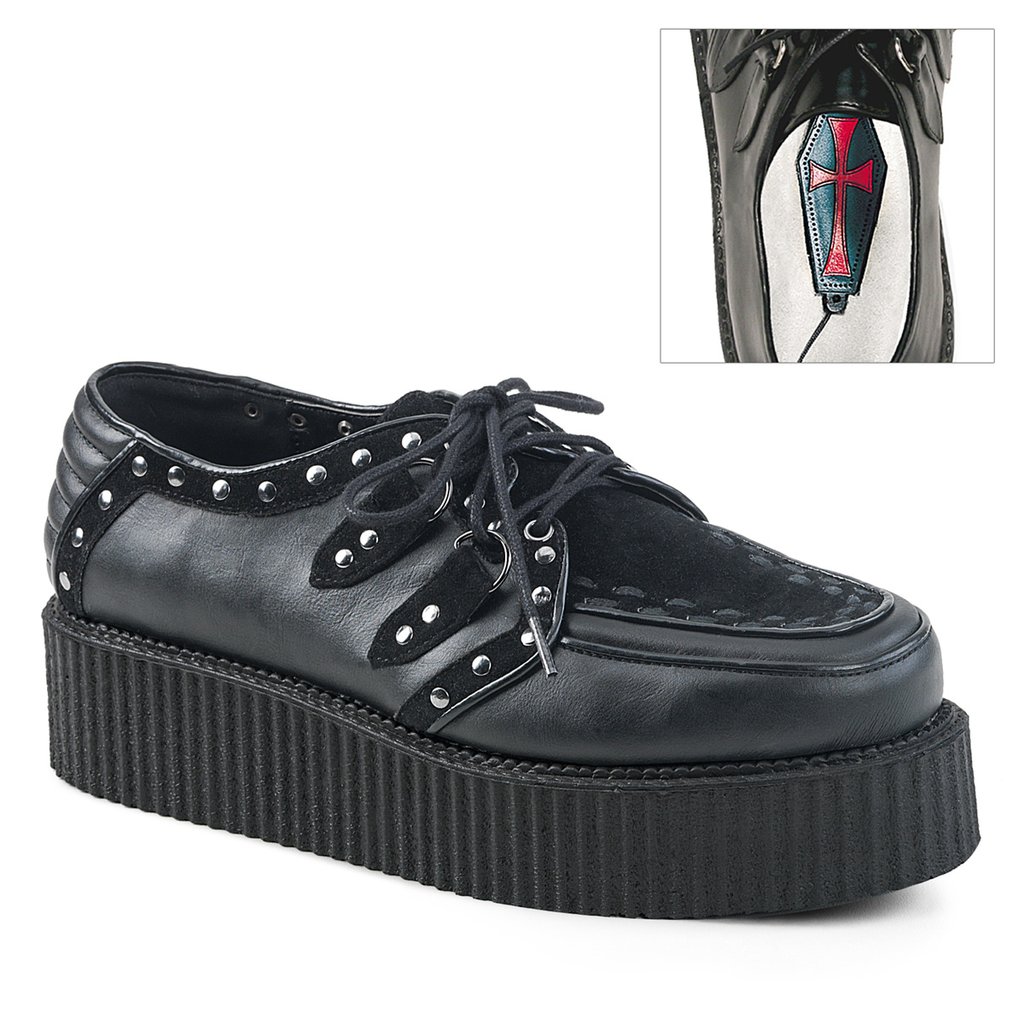 Creepers Demonia V Creeper 535 Panske - Čierne | SK-773976